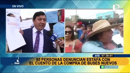 SJL: 65 personas denuncian estafa con la promesa de la compra de buses nuevos