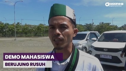 Demo Mahasiswa di Mamuju Tengah Berujung Rusuh