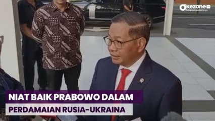 Proposal Perdamaian Rusia-Ukraina dari Prabowo Bawa Niat Baik