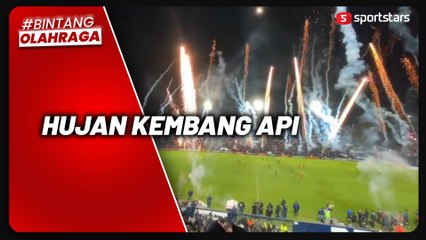 Kacau! Serangan Kembang Api di tengah Laga Liga Argentina