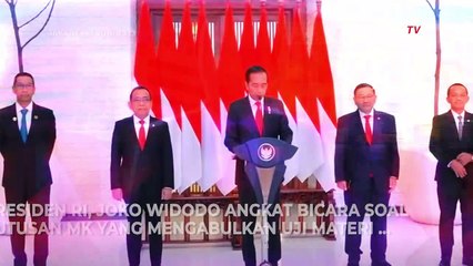 Presiden Jokowi Angkat Bicara Terkait Putusan MK Kabulkan Perpanjang Masa Jabatan Pimpinan KPK