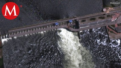 Caos en Ucrania por la destrucción de una presa