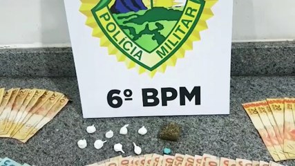 Rocam detém suspeito de tráfico de drogas no bairro Universitário