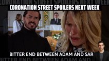 Coronation Street spoilers _ Bitter End Between Adam and Sarah _ #corrier