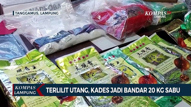 Terlilit Utang, Seorang Kepala Desa Nekat Jadi Bandar 20 Kg Sabu