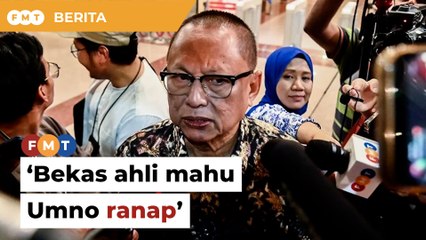Bekas ahli mahu Umno ‘ranap’, senang kembali kuasai parti, dakwa Puad
