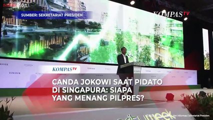 Guyon Jokowi Saat Berpidato di Singapura: Siapa yang Akan Menang Pilpres Tahun Depan?