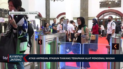 Atasi Antrean, Stasiun Tawang Terapkan Alat Pengenal Wajah