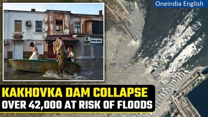 Ukraine Dam Collapse: 42,000 at risk from flooding after Kakhovka Dam collapses | Oneindia News