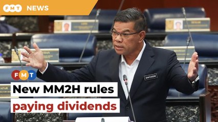 Download Video: New MM2H rules paying dividends, says home minister