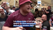 Finale de la Ligue Europa Conférence : les supporters de West Ham et de la Fiorentina à Prague