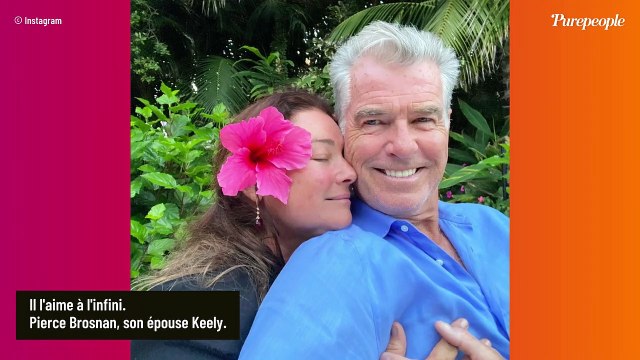 PHOTO Pierce Brosnan avec sa femme Keely : peau nue et maillot de bain, l'acteur publie une image sensuelle