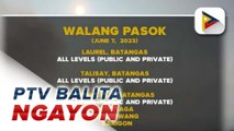 Klase sa ilang lugar sa Batangas, suspendido dahil sa volcanic smog mula sa Bulkang Taal