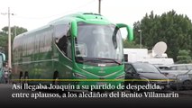 Joaquín se despide del fútbol y el Betis acompañado de familiares y amigos