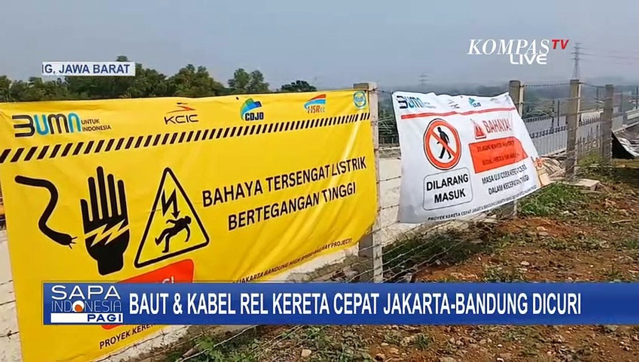 Polisi Tangkap 6 Pelaku Pencurian Baut dan Kabel Kereta Cepat Jakarta Bandung!