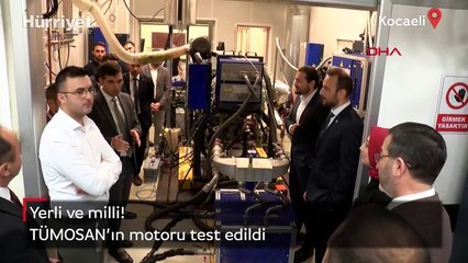 Yerli ve milli! TÜMOSAN'ın motoru test edildi
