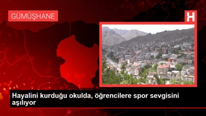 Hayalini kurduğu okulda, öğrencilere spor sevgisini aşılıyor