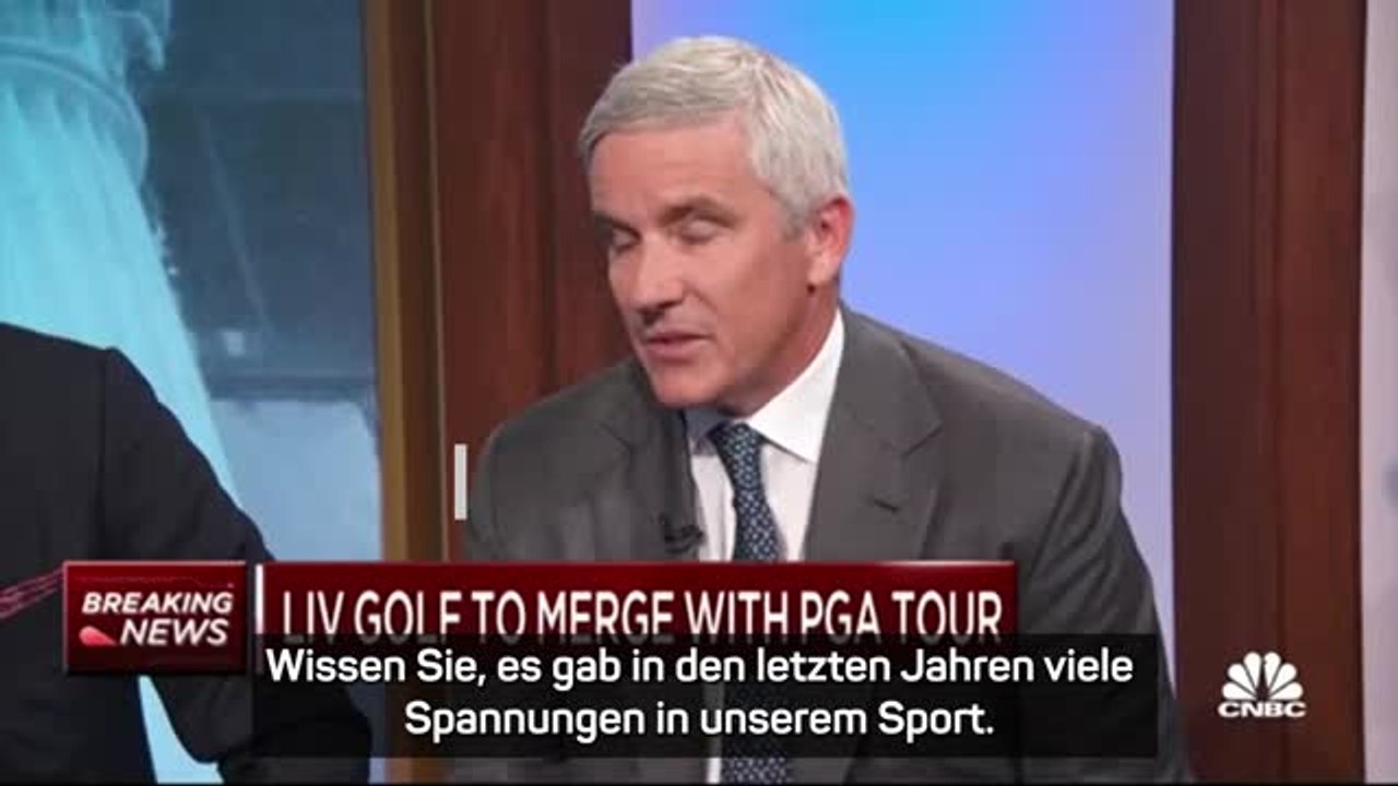 Monahan: 'Historischer Tag für den Golfsport'