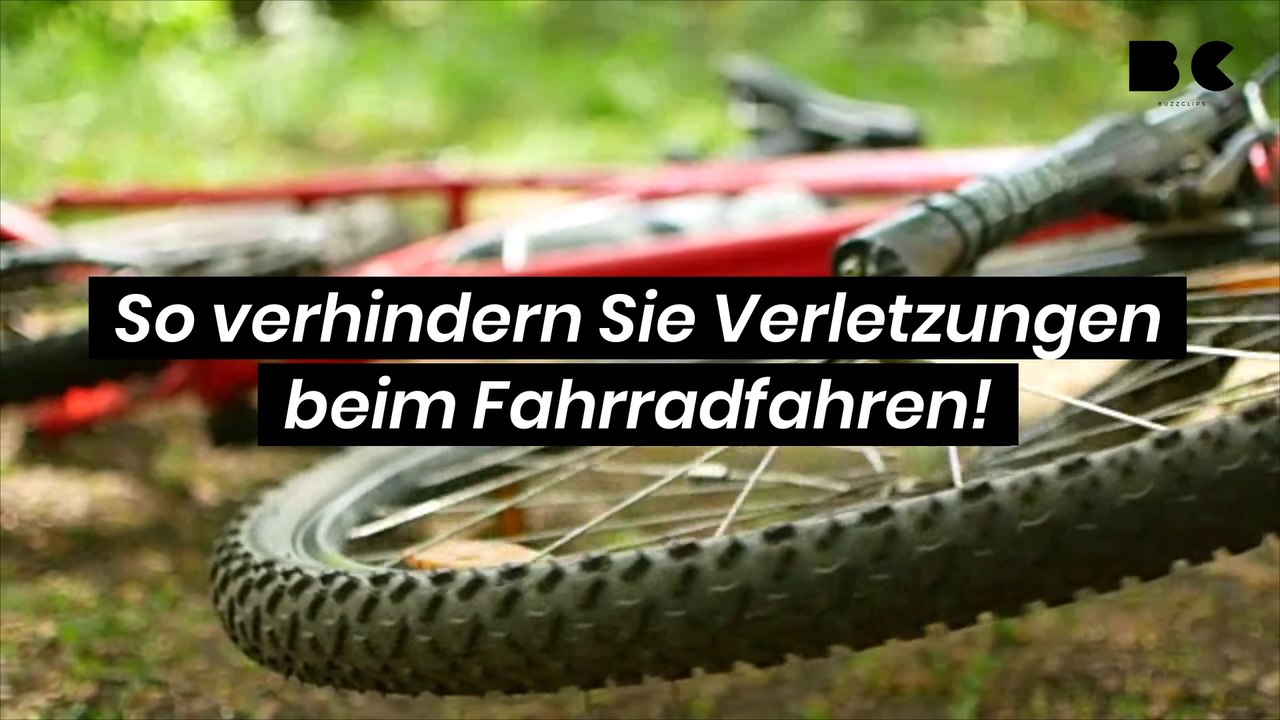 So verhindern Sie Verletzungen beim Fahrradfahren!