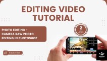 Photo Editing | Camera Raw Photo Editing in Photoshop in Hindi | Technical Learning Photo Editing CameraRAw