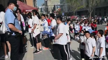 In Cina maturit? per 13 milioni, prova dura e punteggio fondamentale