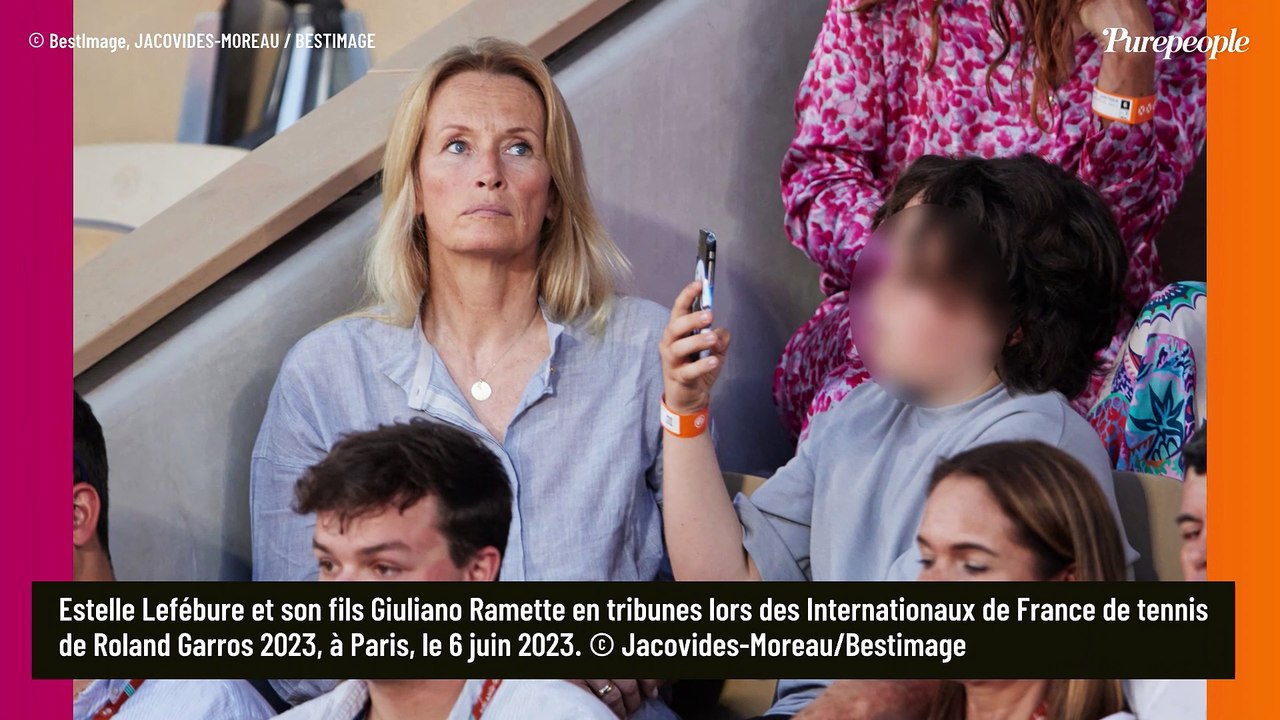 PHOTOS Estelle Lefébure, moment tendresse avec son fils Giuliano... elle le couvre de bisous et de câlins !