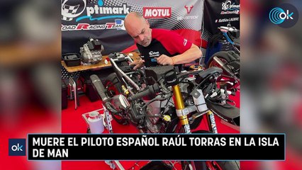 Muere el piloto español Raúl Torras en la Isla de Man