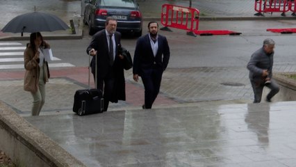 Rafael Amargo llega a los juzgados acusado de un delito de salud pública