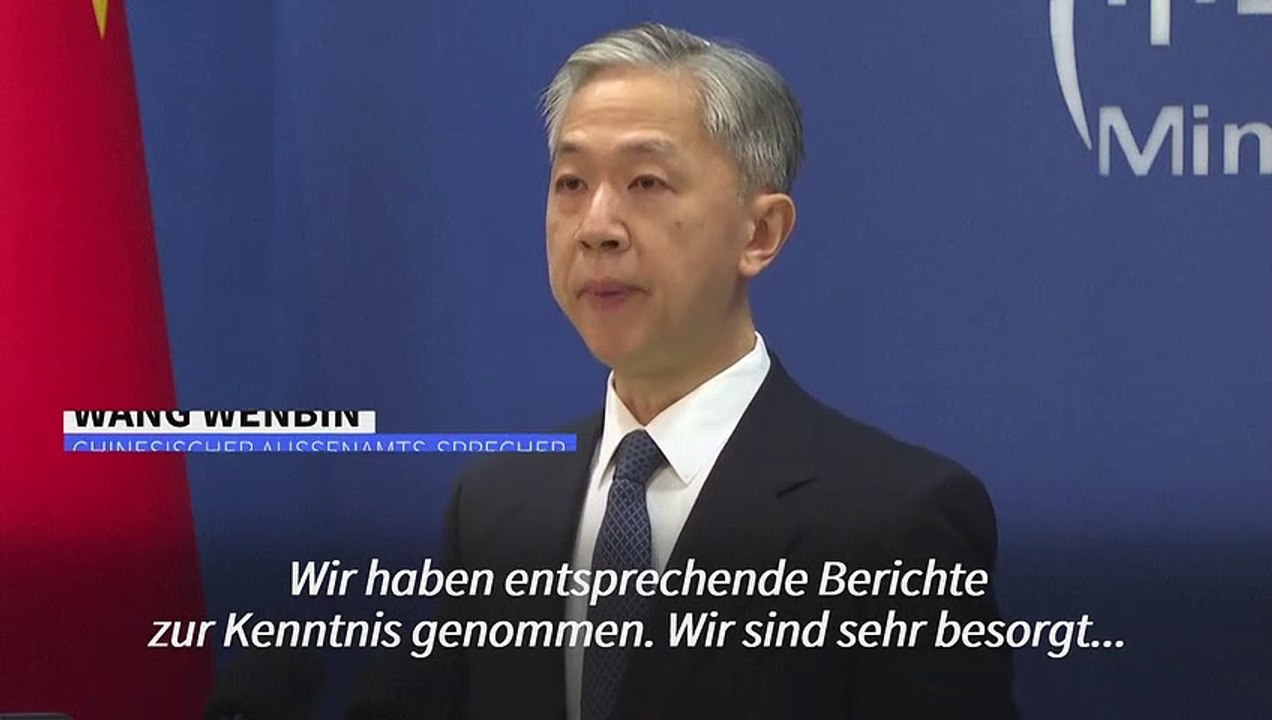 China 'sehr besorgt' über Folgen von Staudamm-Zerstörung