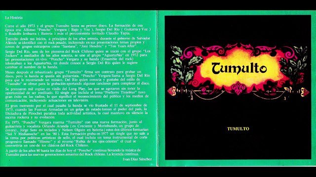 Tumulto – Tumulto Rock, Hard Rock, Prog Rock 1973