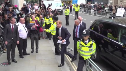 Prince Harry takes witness stand for second day in phone-hacking trial