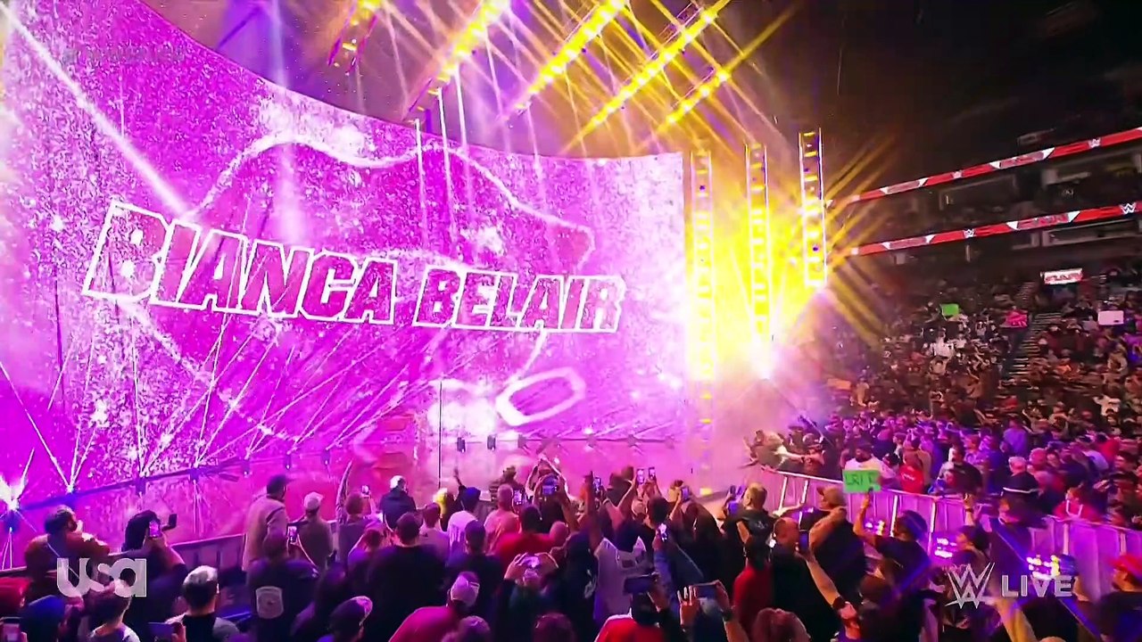 Bianca Belair Hometown Entrance as Raw Women's Champion WWE Raw, Jan