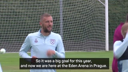 Soucek excited for 'special' home European final in Prague