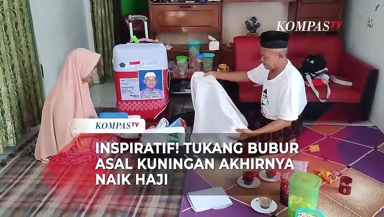Inspiratif! Tukang Bubur Asal Kuningan Akhirnya Naik Haji