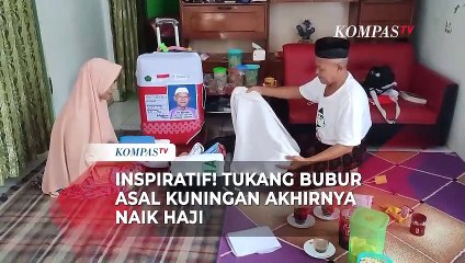 Inspiratif! Tukang Bubur Asal Kuningan Akhirnya Naik Haji