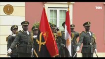 مراسم استقبال رسمية للرئيس عبد الفتاح السيسي في العاصمة الأنجولية لواندا