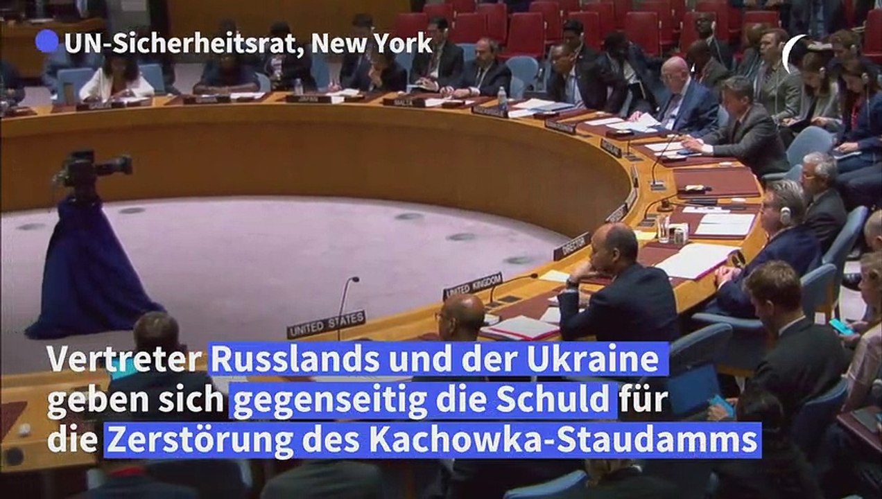 Staudamm-Zerstörung: Russland und Ukraine werfen sich gegenseitig 'Terrorakt' vor