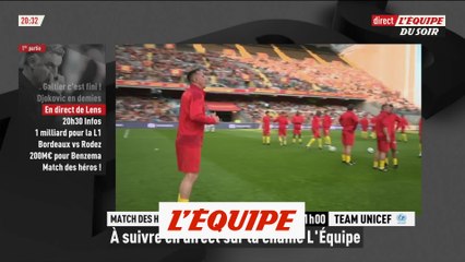 Déhu : «Ça fait 10 jours que je m'entraîne pour être à la hauteur» - Foot - Match des héros