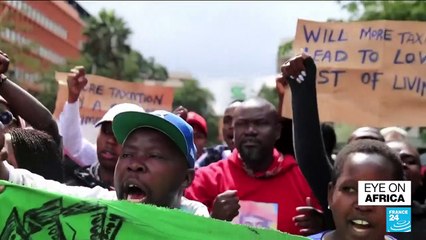 Police, protesters clash over Kenya finance bill