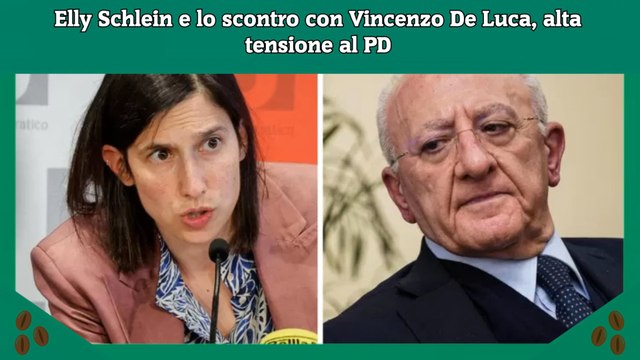 Elly Schlein e lo scontro con Vincenzo De Luca, alta tensione al PD