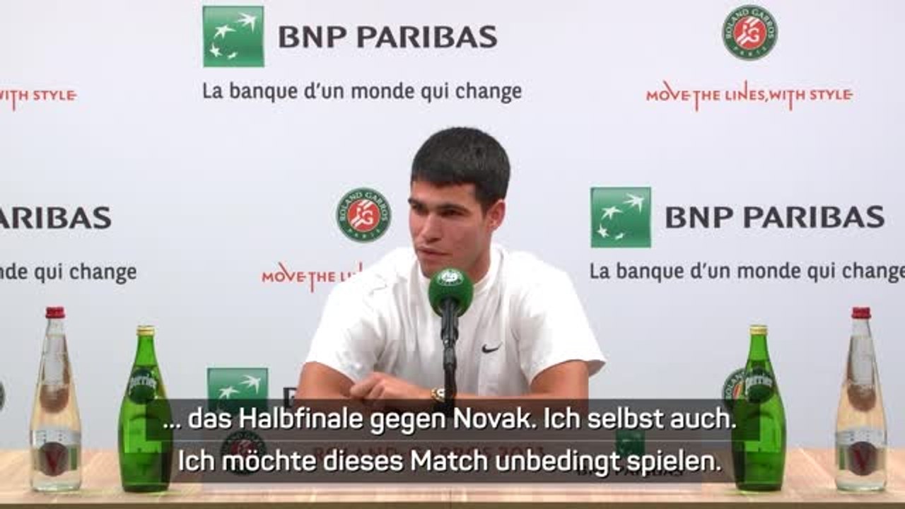 Alcaraz: 'Habe Djokovic-Match erwartet'