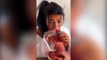 Woman eats diet of mainly raw meat and offal