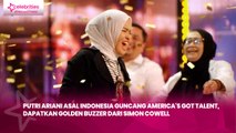 Putria Ariani Asal Indonesia Guncang America's Got Talent, Dapatkan Golden Buzzer dari Simon Cowell