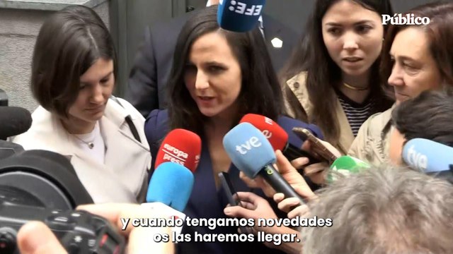 Ione Belarra: Queremos cerrar un acuerdo lo antes posible