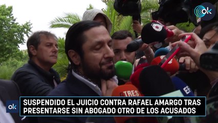 Suspendido el juicio contra Rafael Amargo tras presentarse sin abogado otro de los acusados