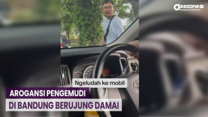Pengemudi Arogan Memaki dan Meludah di Bandung, Kasus Berujung Damai