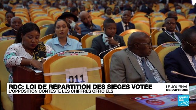 RD Congo : la loi de répartition des sièges votées, l'opposition conteste les chiffres officiels