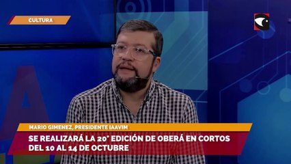 Mario Gimenez, presidente del Instituto de Artes Audiovisuales de Misiones, comunicó que ya está abierta la convocatoria para presentar obras hasta el 30 de agosto