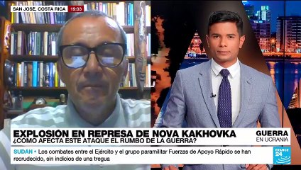 Antonio Barrios: 'Tanto Rusia como Ucrania están perdiendo con el ataque a la presa Nova Kakhovka'