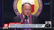 Reporma sa pension fund ng mga uniformed personnel, pinatututukan ni PBBM kay bagong DND Sec. Teodoro | 24 Oras